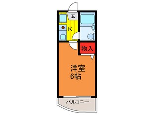 グロー西三荘駅前ビルの物件間取画像